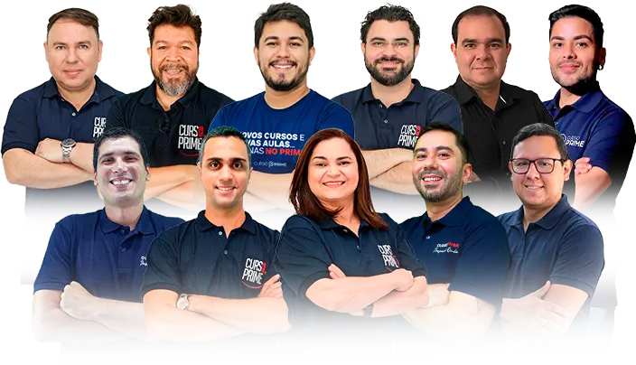 Time de professores do Curso Prime